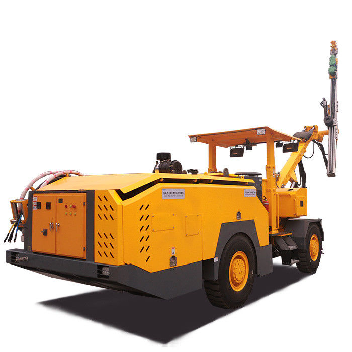 55kw Motor Power Tunneling Jumbos 0-12m Głębokość dziury wiertniczej W pełni hydrauliczny system wiertniczy w skale