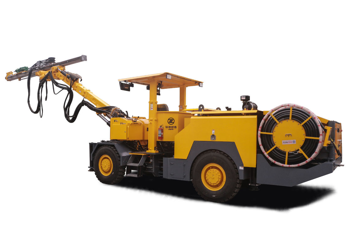 0-12m Głębokość otworu wiertniczego Jumbo Drilling Machine 12 km/h Prędkość biegów 14500kg Całkowita masa